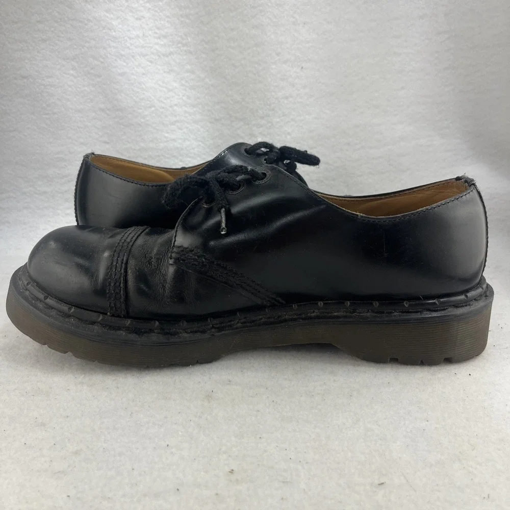 Dr Martens Docs‎ Made In England Black AW4 8266 Cap Toes Men's Size UK 9 US 10